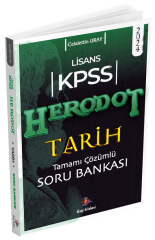 Dizgi Kitap 2024 KPSS Tarih Herodot Soru Bankası Çözümlü - Celalettin Uray Dizgi Kitap