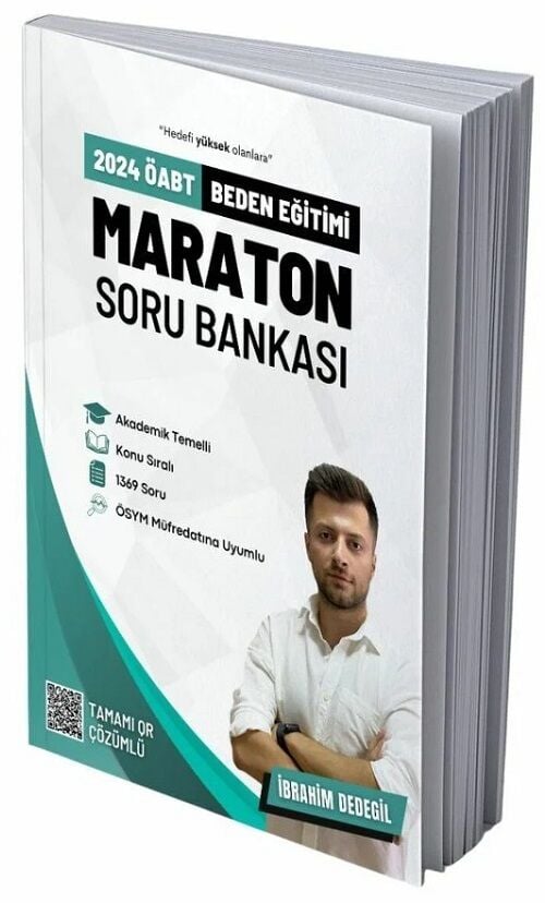 Maraton BESYO 2024 ÖABT Beden Eğitimi Soru Bankası Çözümlü - İbrahim Dedegil Maraton BESYO