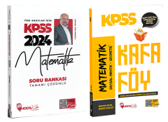 Hoca Kafası KPSS Matematik Kafa Föy Konu + Soru Bankası 2 li Set - Güven Göllüoğlu Hoca Kafası Yayınları
