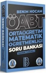 Benim Hocam ÖABT Lise Ortaöğretim Matematik Öğretmenliği Soru Bankası Çözümlü Benim Hocam Yayınları