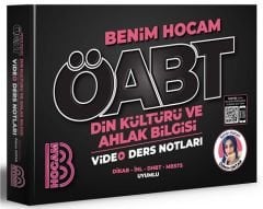 Benim Hocam 2023 ÖABT Din Kültürü ve Ahlak Bilgisi Video Ders Notları - Özlem Oktar Benim Hocam Yayınları