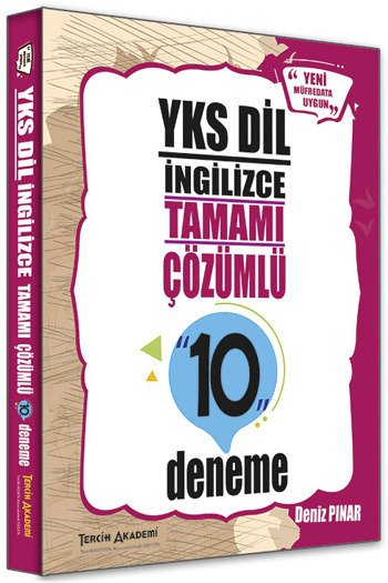 Tercih Akademi YKSDİL İngilizce 10 Deneme Çözümlü Tercih Akademi Yayınları