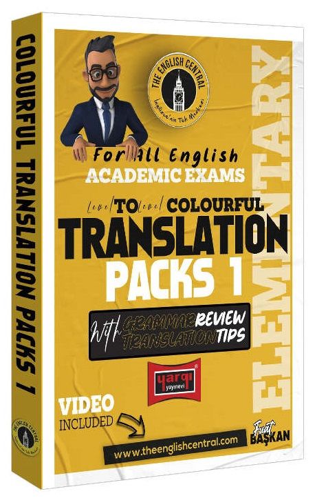 Yargı Tüm İngilizce Akademik Sınavlar İçin Çeviri Fasikülleri Colourful Translation Packs 1 - Fuat Başkan Yargı Yayınları