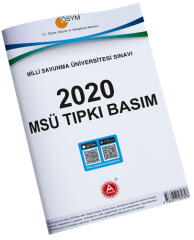 A Yayınları 2020 MSÜ Tıpkı Basım Çıkmış Sorular A Yayınları