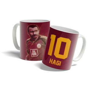 Gheorghe Hagi Dijital Çizim Tasarım Baskılı Kupa Bardak