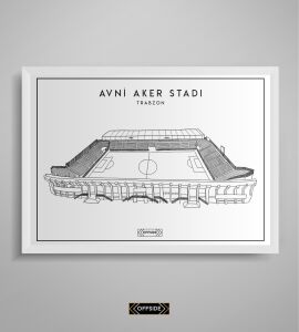 Avni Aker Stad Çizim Posteri