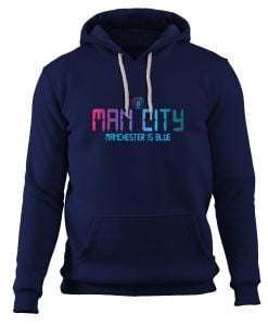 Manchester City - Gradient Kapüşonlu Sweatshirt