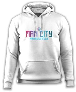 Manchester City - Gradient Kapüşonlu Sweatshirt