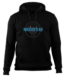 Manchester City - Manchester is Blue II Kapüşonlu Sweatshirt