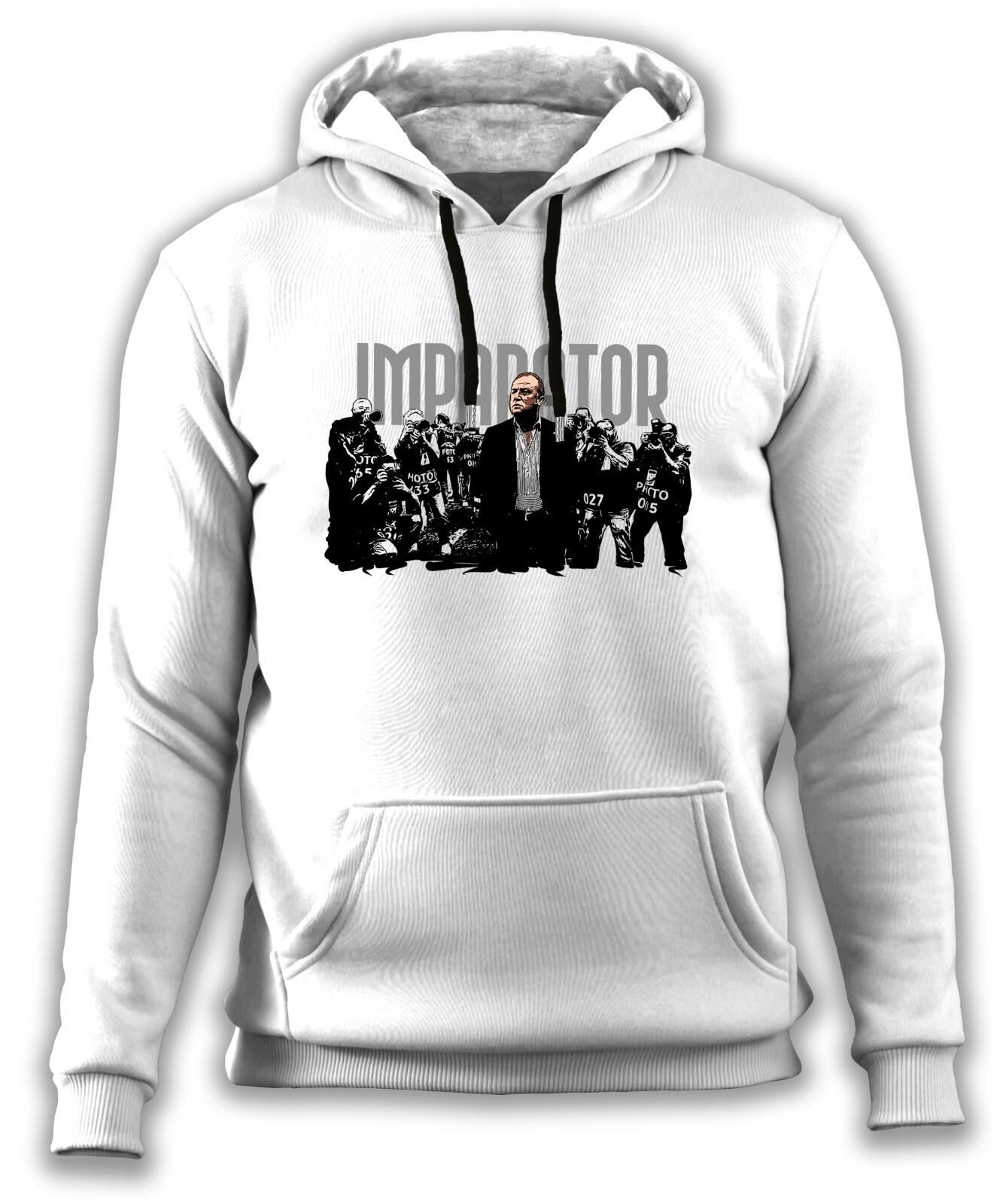 İmparator - Fatih Terim - Baskılı Kapüşonlu Sweatshirt