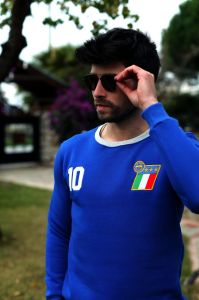 Azzurri - İtalya Retro Sweatshirt