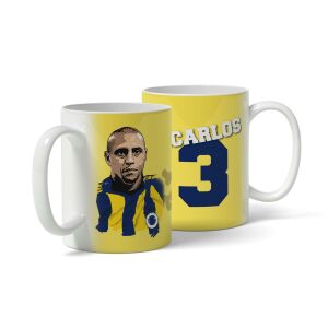 Roberto Carlos Çizim Tasarım Baskılı Kupa Bardak