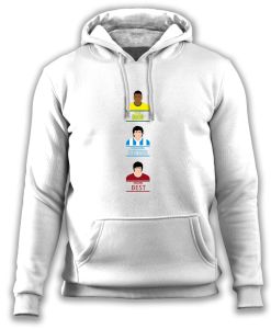 Pele Good, Maradona Better, George Best Sweatshirt