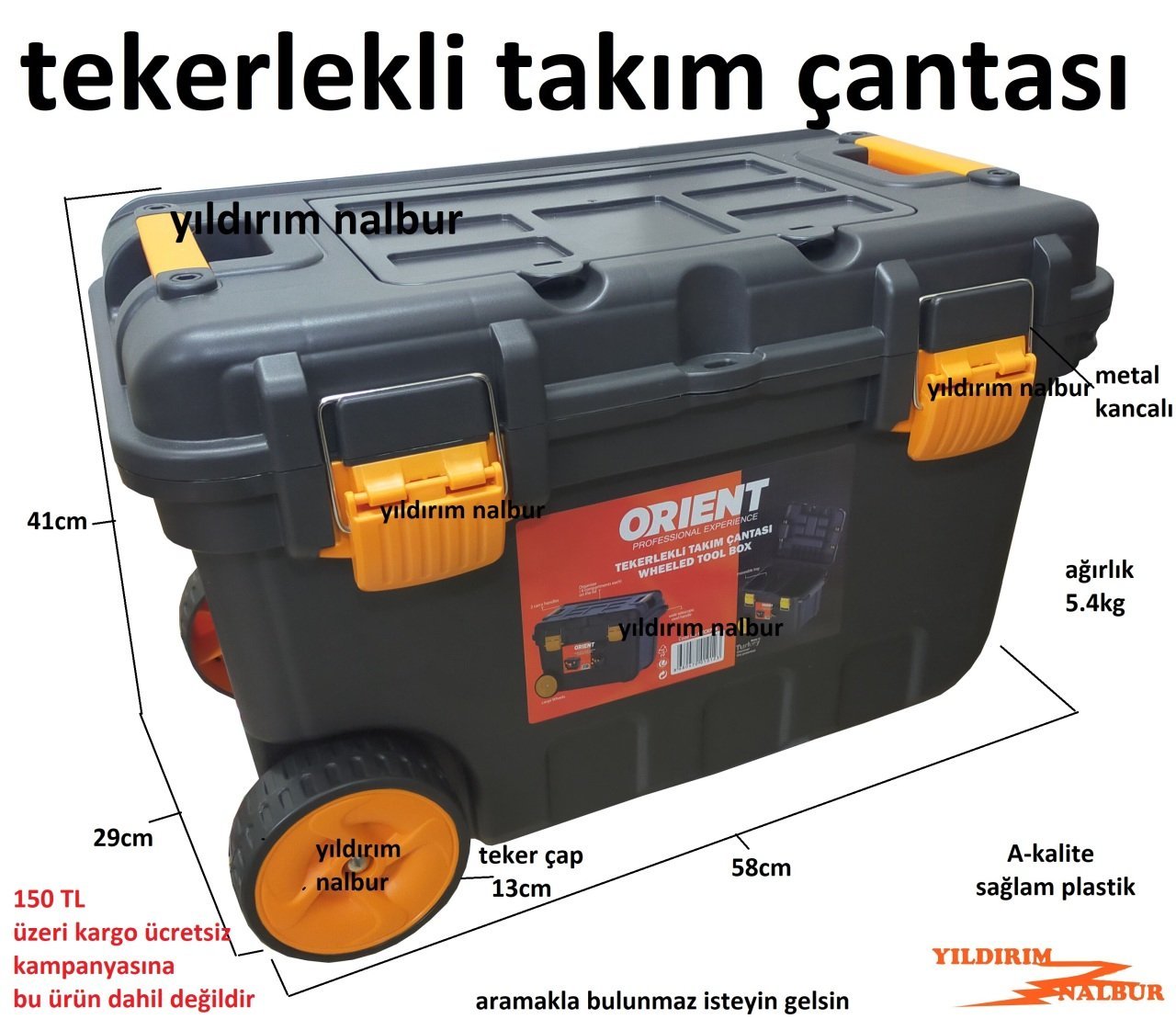 TAKIM ÇANTASI TEKERLEKLİ DUBLE BÜYÜK BOY SAĞLAM PLASTİK TEKERLİ TAKIM EDAVAT ÇANTASI AĞIR BAVUL