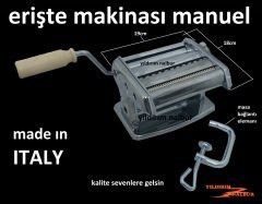 ERİŞTE MAKİNASI ITALY MALI KÖY MAKARNASI HAMUR MAKİNASI 1.KALİTE