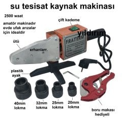 SU TESİSAT BORU KAYNAK MAKİNASI AMATÖR TİPİ UYGUN