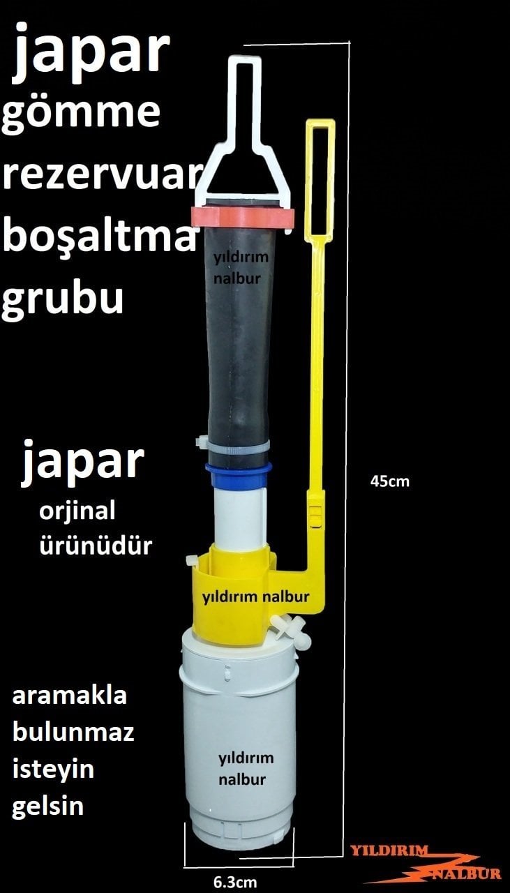 JAPAR GÖMME REZERVUAR ÇUBUKLU İÇ TAKIM JAPAR KALİTE BOŞALTMA GRUBU KLOZET İÇ TAKIM ORJ