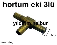 HORTUM EKİ SARI PRİNÇ 3LÜ 1CM 3 ÇIKIŞ ORTABOY