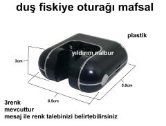 DUŞ MAFSALI RENKLİ FİSKİYE OTURAĞI BANYO BATARYASI TELEFON OTURAĞI