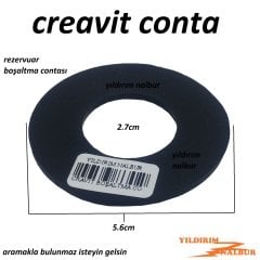 CREAVİT REZERVUAR 5.6 İÇ TAKIM CRAVİT CONTASI KLOZET SİYAH CONTA