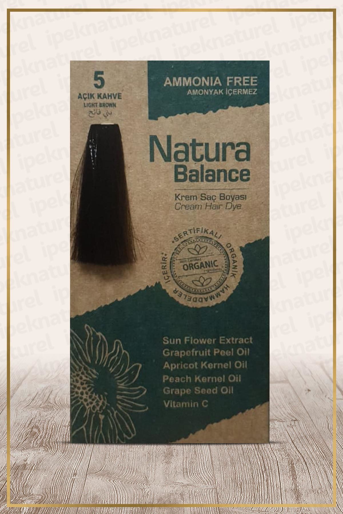 Natura Balance (Krem Saç Boyası) Açık Kahve 5