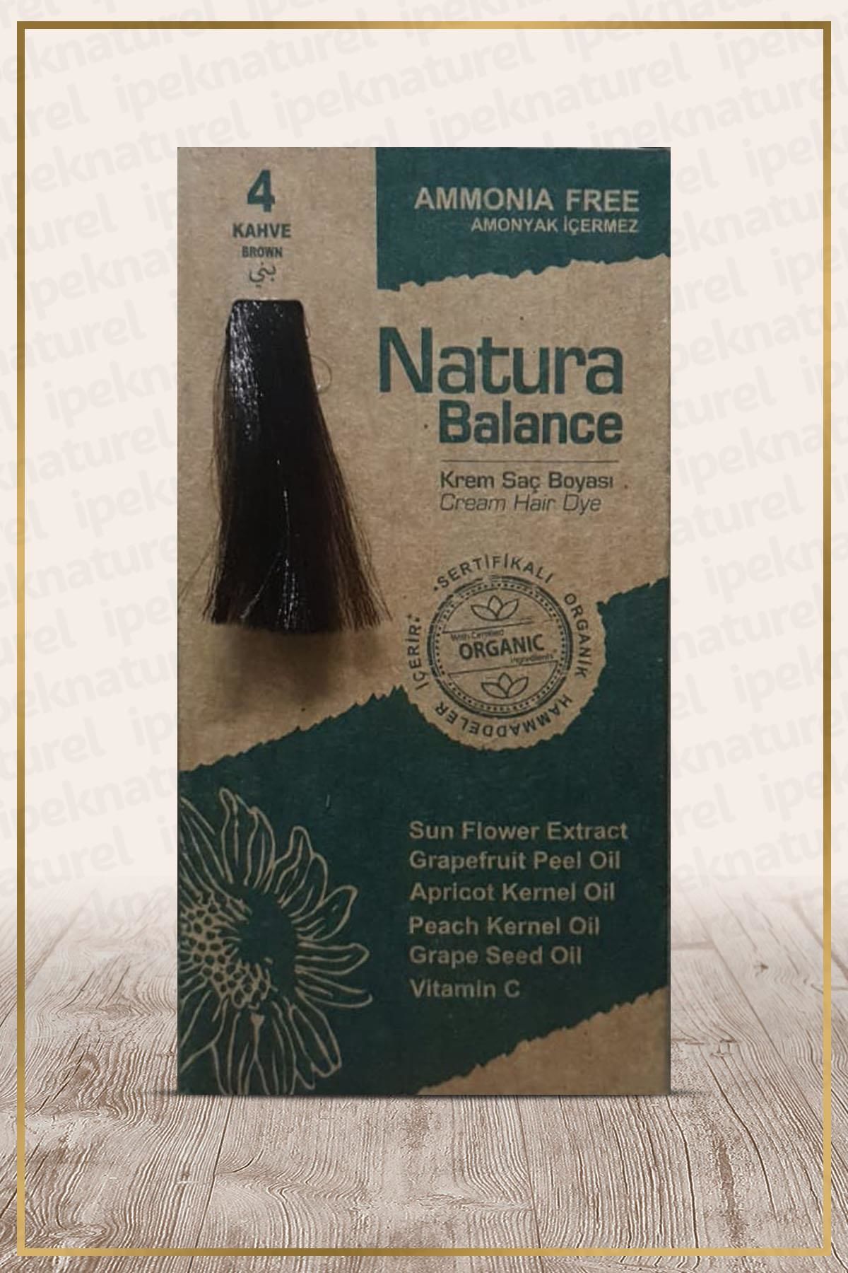 Natura Balance (Krem Saç Boyası) Kahve 4
