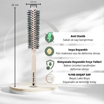 Sakal Saç Tarama ve Fön Fırçası