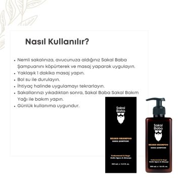 Sakal Şampuanı Sedir Ağacı ve Adaçayı