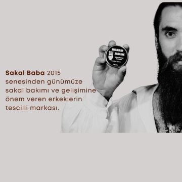 Sakal Baba Beard Balm Sakal Kremi Gece Yarısı Mavisi