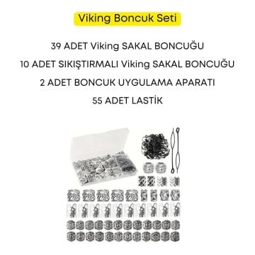 Sakal Boncuğu Viking Sakal Boncuğu 49 adet