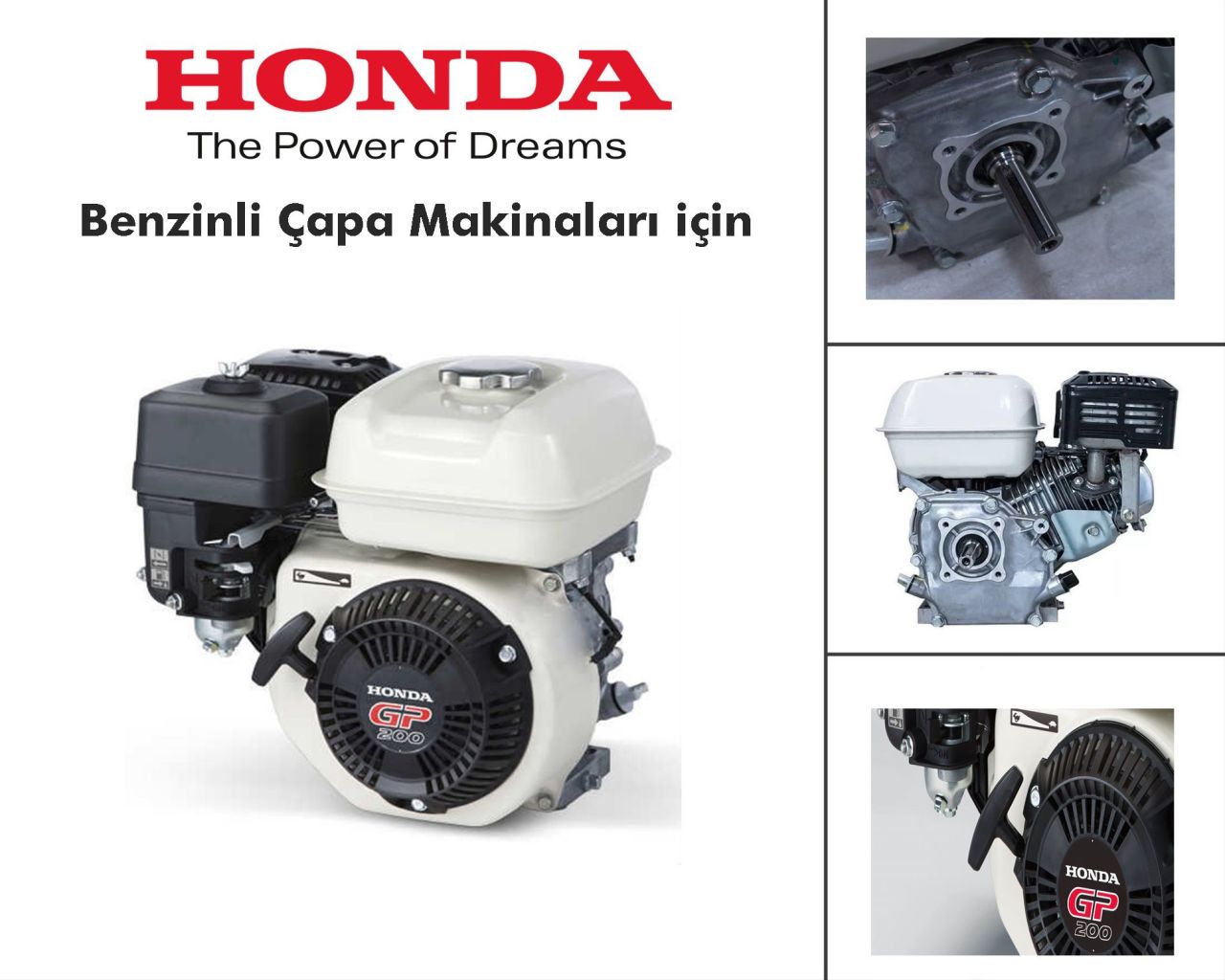 Honda GP200 Yatay Milli 6.5 Hp Motor