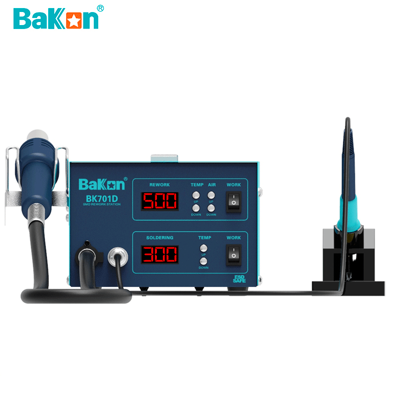 Bakon BK701D Intelligent 2 in 1 Havya - Lehimleme İstasyonu