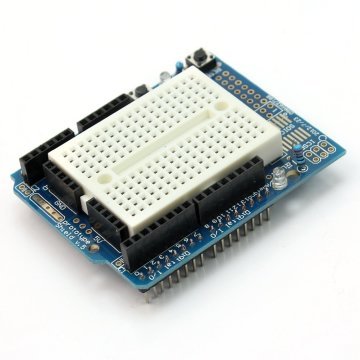 Arduino Uno R3 ProtoShield + Mini Breadboard