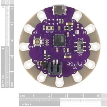 LilyPad Arduino USB - ATmega 32u4 işlemcili