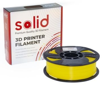 Solid Filament PLA Plus 1.75mm Sarı 1Kg