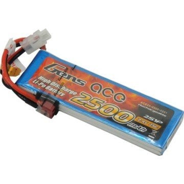 7.4V 2500mAh 25C Lipo Pil