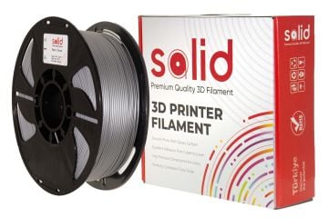 Solid Filament PLA Plus 1.75mm Gümüş Rengi 1Kg