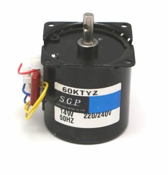 220V 1 Rpm 14W AC Senkron Motor