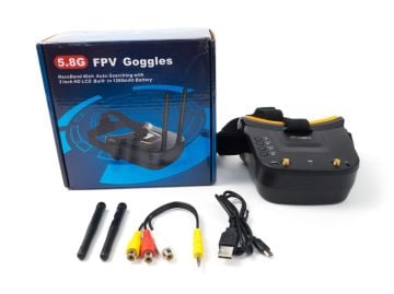FPV Drone Gözlük ve Kamera Seti 5.8GHz