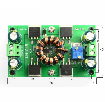 WM-045 DC-DC 150W Voltaj Yükseltici ve Düşürücü Regülatör Modülü