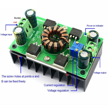 WM-045 DC-DC 150W Voltaj Yükseltici ve Düşürücü Regülatör Modülü