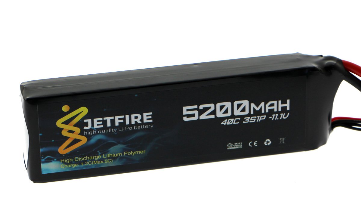 11.1V 5200mAh 40C Lipo Batarya 3S Pil