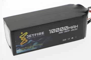 22.2V 10000mAh 50C Lipo Batarya 6S JetFire Pil