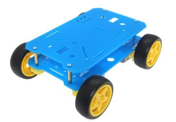 4WD Mobil Arazi Robot Platformu - Mavi