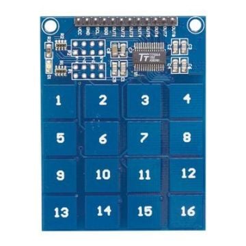 16'lı Dokunmatik Tuş Takımı - Kapasitif Buton