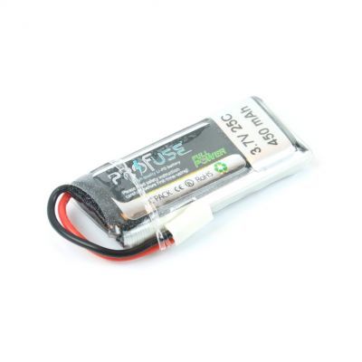 3.7 V 1S Lipo Batarya 450 mAh 25C - Mikro Drone Pili