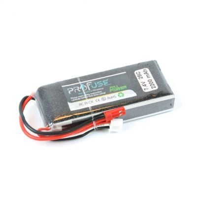 7.4 V 2S Lipo Batarya 2200 mAh 25C