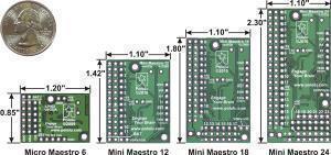 Mini Maestro 18 Kanallı USB Servo Kontrol Cihazı