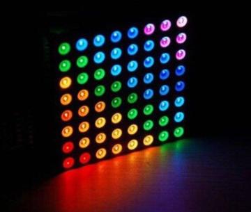 8x8 Tam Renkli RGB LED Dot Matrix