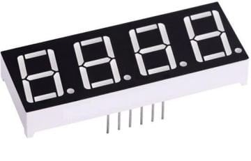 14mm 4'lü 7 Segment Display - Katot